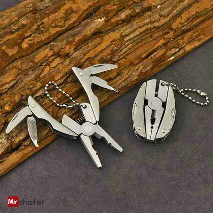 انبر دست چندکاره جاسوئیچی استیل تاشو 3 جا سویچی انبردست چندکاره