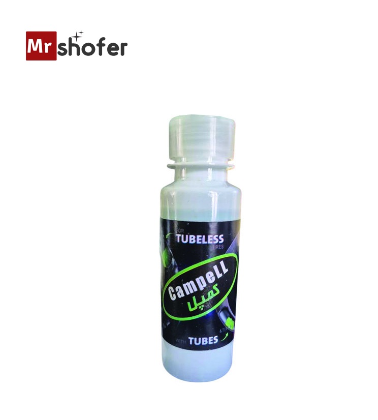 شیمل ژل پنچری خودرو CAMPEL 1 شیمل ژل مسدود کننده پنچری تایر تیوبلس CAMPEL: رفع فوری پنچری بدون نیاز به جدا کردن چرخ