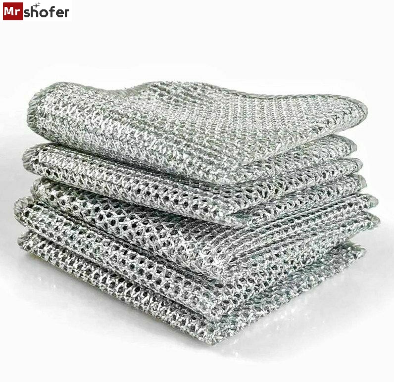 اسکاچ توری دو لایه – تمیزکننده سریع ظروف 20*20 1 اسکاچ توری