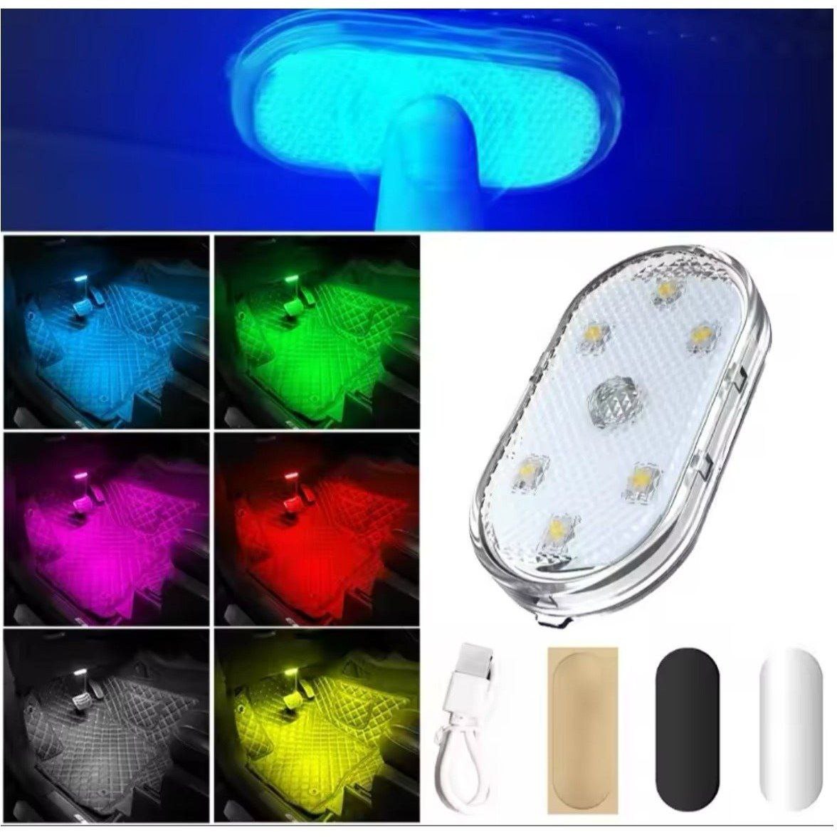چراغ LED لمسی قابل حمل و شارژ (چراغ لمسی خودرو) 1 چراغ لمسی اضطراری خودرو